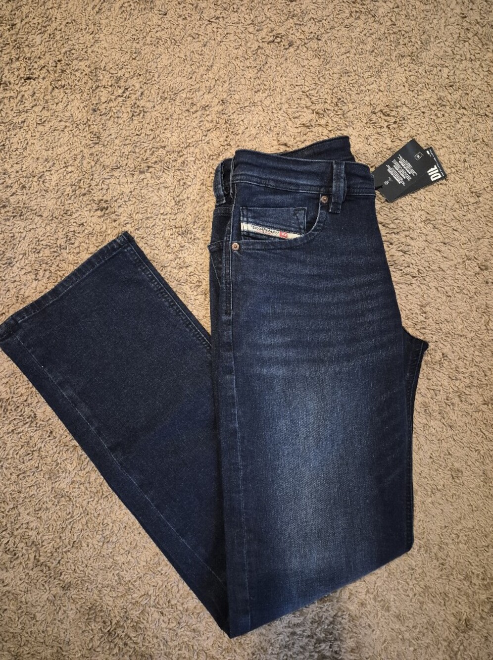 DIESEL MARKEE STRAIGHT DENIM JEANS
